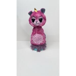 Hatchimals WOW Llamacorn 32" Tall Interactive Pink Llama has 10 Moods Fun!